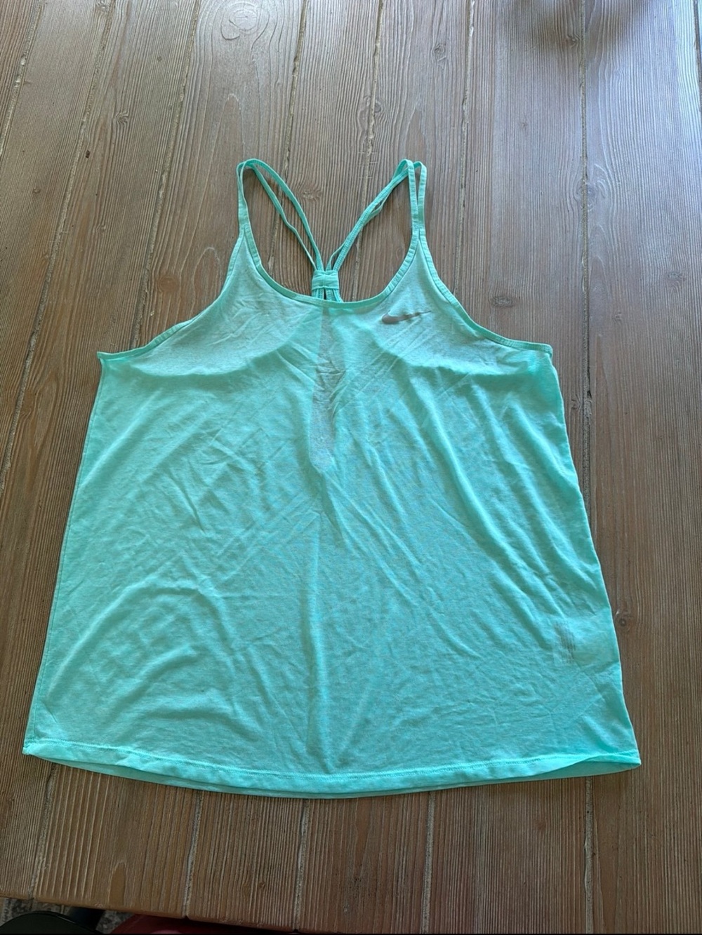 Nike Women’s Light Teal Racerback Tank Top